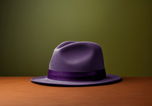 Apparel Fedora Hat Mockup With Generative AI