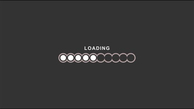 standard loading bar with high video quality