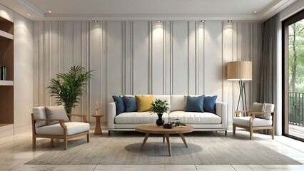 Fototapeta premium modern living room