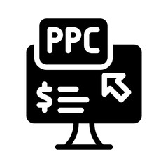 PPC glyph icon