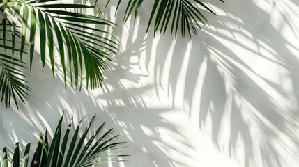 Palm Leaves and Shadow