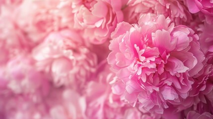 Naklejka premium Pink Peony Flowers