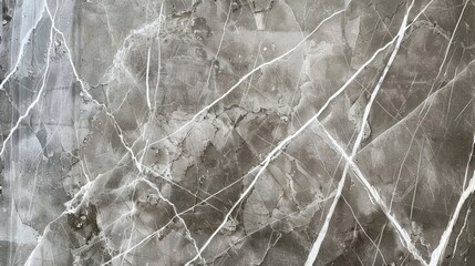 Elegant Grey Marble with Natural Veins - Perfect for Art and Design
