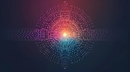Obraz premium abstract background with circles
