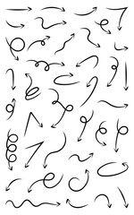 Set of Asimetri Arrow Vectors Design