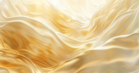 Abstract gold background with soft waves and light lines for an elegant design