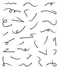 Breeze Arrow Vectors Set Design