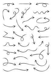 Doodle Arrow Vectors Set Design