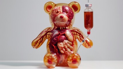Obraz premium Anatomical Gummy Bear Art Piece