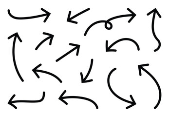 Bold Tail Arrow Collection Vector Design