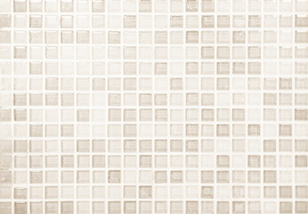 White and Cream ceramic tile wall texture and seamless background. High resolution photo.