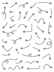 Doodle Arrow Collection Vector Design