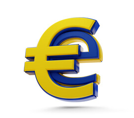 Fototapeta premium digital currency,digital euro,central bank digital currency,digital euro , e-euro ,E-EUR, symbol, isolated, yellow ,blue ,colors ,flag of the ,European Union, EU, Europe,e,EUR,EURO,european,€