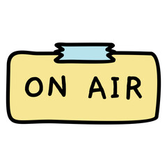 Hand Drawn Podcast Element