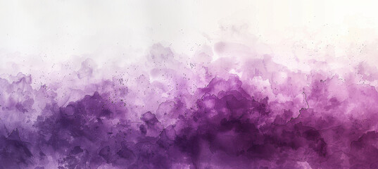 Minimalist Watercolor Purple and White Background