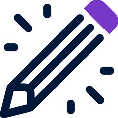 pencil icon. vector dual tone icon for your website, mobile, presentation, and logo design.
