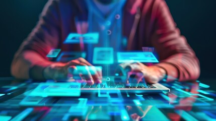 Online ad for fake investment scheme, Gimmick, internet fraud and caution