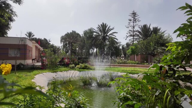 The Olhao Garden in Talborj, Agadir, Morocco.
