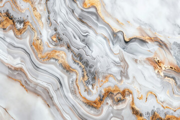 Obraz premium Elegant Gray and Gold Marble Texture