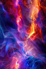 Obraz premium Colorful Smoke Background Close Up