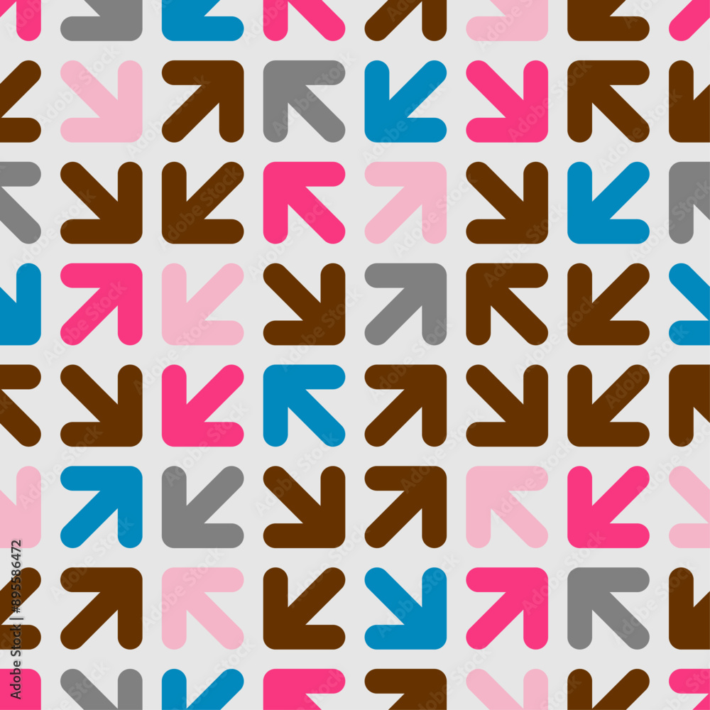 Poster arrow pattern seamless. arrows background.