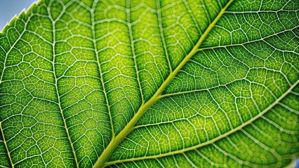 Close-up of a single lime tree leaf with vibrant green color and intricate veins, lime tree, leaf, green, nature, close-up