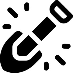 shovel icon. vector glyph icon for your website, mobile, presentation, and logo design.