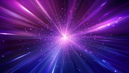 Fototapeta premium Abstract Purple and Blue Light Rays