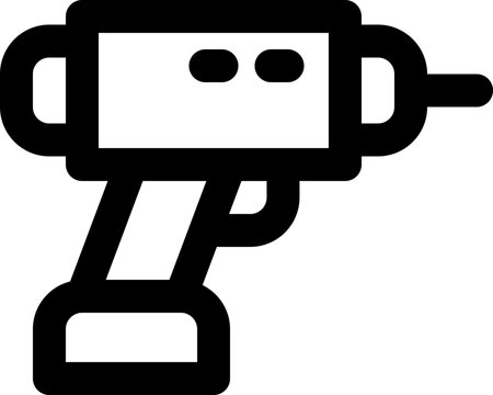 recommend clip art: driller icon. vector line icon for your website, mobile, presentation, and logo design.