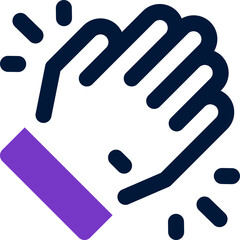 gloves icon. vector dual tone icon for your website, mobile, presentation, and logo design.