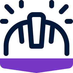 helmet icon. vector dual tone icon for your website, mobile, presentation, and logo design.