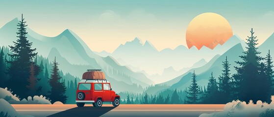 Road trip safety checklist and driving precautions, promoting safe and responsible road trip practices in a secure and informed style