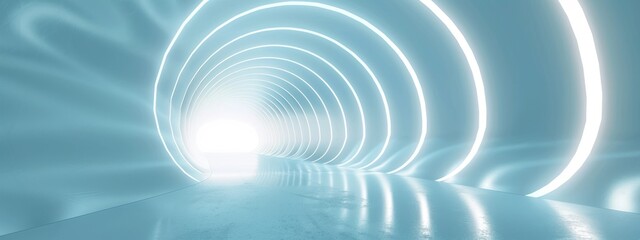 Abstract Neon Tunnel