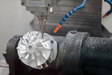 automatic milling of turbine wheel