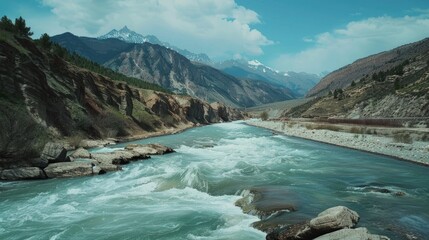 Fototapeta premium River Valley Landscape