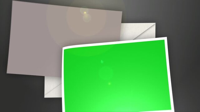 Photography gallery memory Green Screen camera frame, marketing animated slideshow horizontal part 2