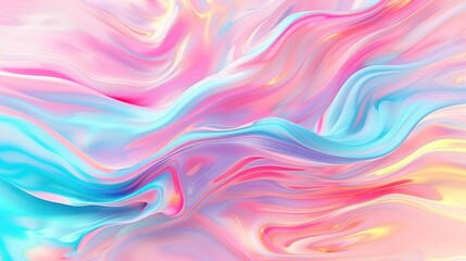   A pink and blue background with swirls of light blue and pink on one side, and a pink and blue swirl on the other