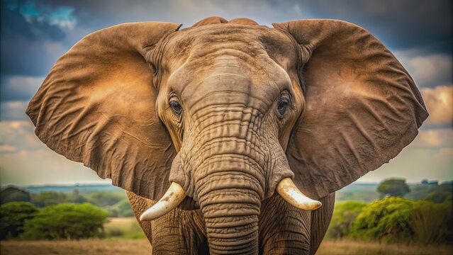 A close-up photo of a majestic elephant on World Wildlife Day , wildlife, elephant, conservation, endangered species