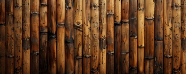 Bamboo Wood Grain Texture Background, 4K hyperrealistic photo