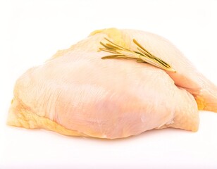 Chicken Meat on White Background