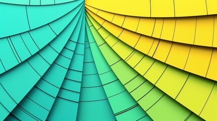 Obraz premium A vibrant closeup of overlapping sheets of paper