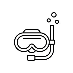 Snorkeling Gear vector icon