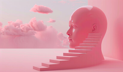 steps to heaven. Created with Ai