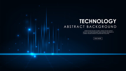 Abstract technology background, high tech communication concept, technology, digital business, innovation, illustration