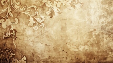 Vintage Floral Wallpaper Background