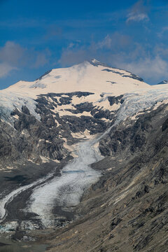 Gletscherschwund der Pasterze im Glockner-Gebiet
