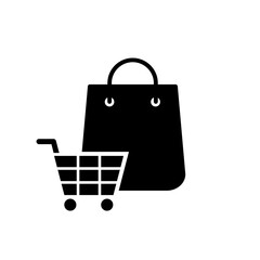 Shopping icon vector. ecommerce illustration sign. online store symbol.