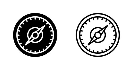 Compass Vector Icon