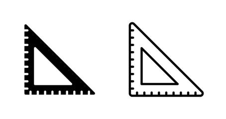 Set Square Vector Icon