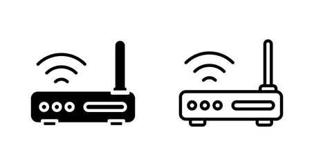  Wi-Fi Router Vector Icon